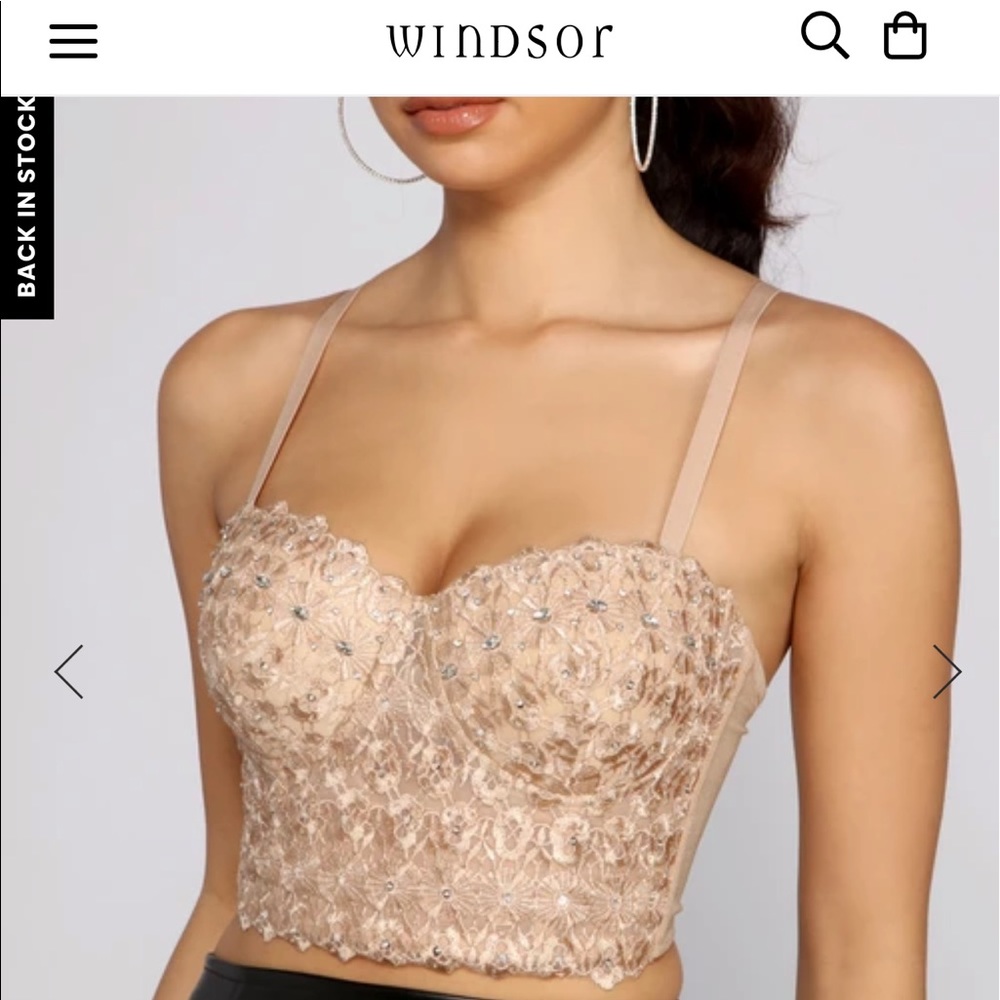 Reigning Lace Crop Top